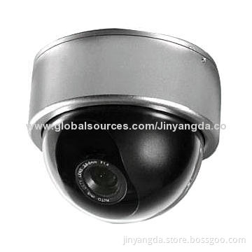 Security Vandal-proof CCD Dome Camera, 420 - 600TVL Resolutions